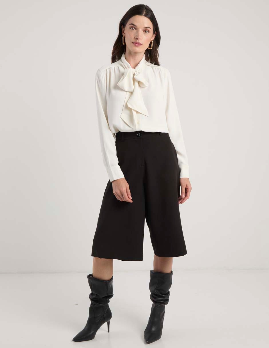 Blusa camisera manga larga para mujer 3