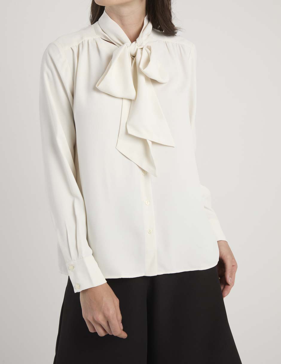 Blusa camisera manga larga para mujer 7