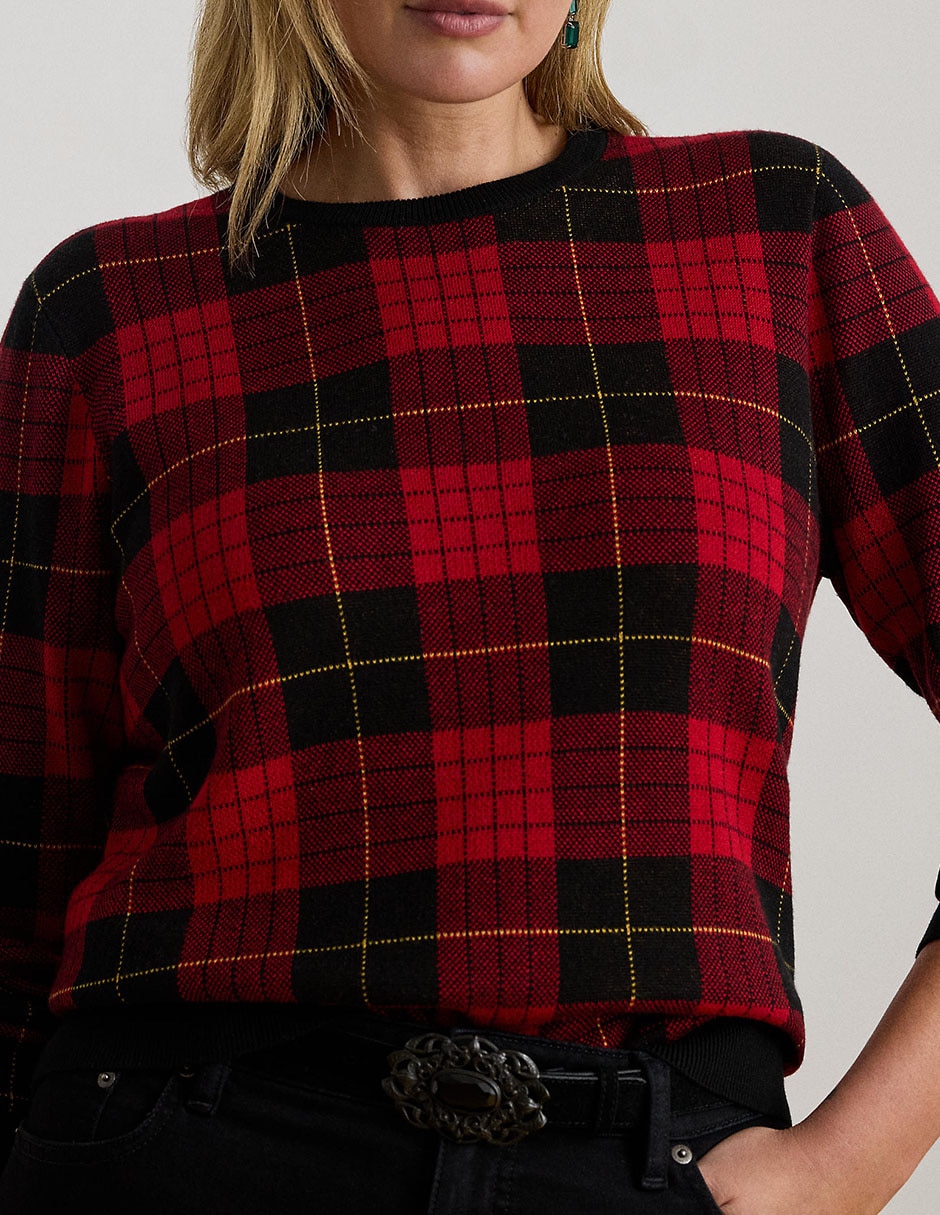 Suéter Lauren Plus cuello redondo para mujer