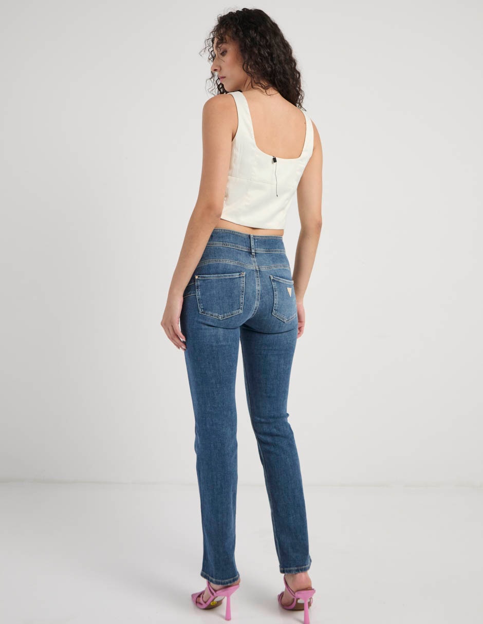 Jeans straight para mujer 6