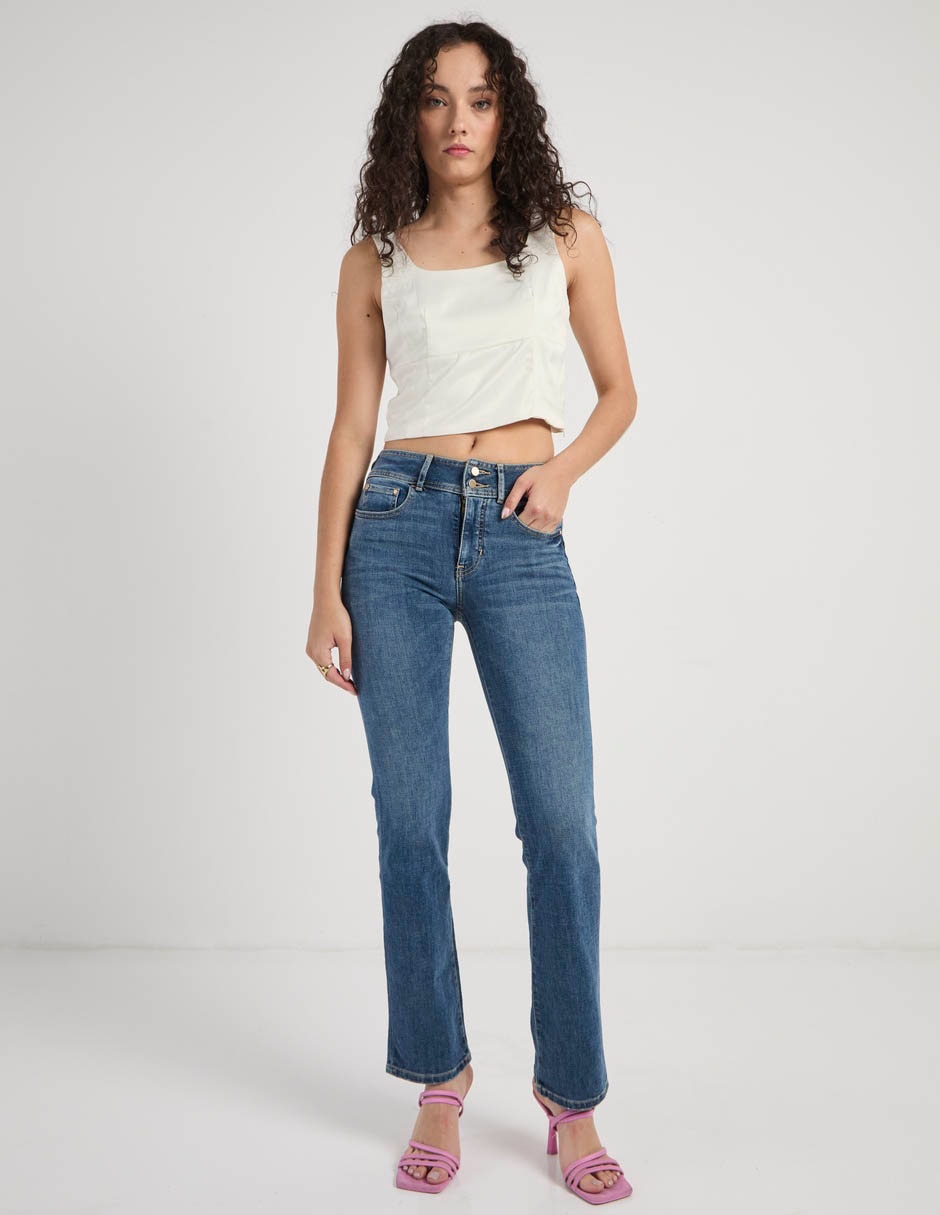 Jeans straight para mujer