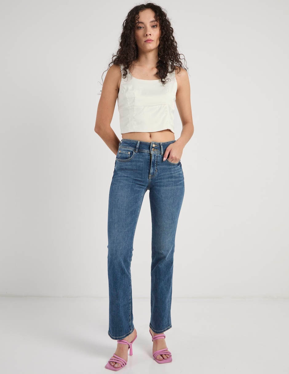 Jeans straight para mujer