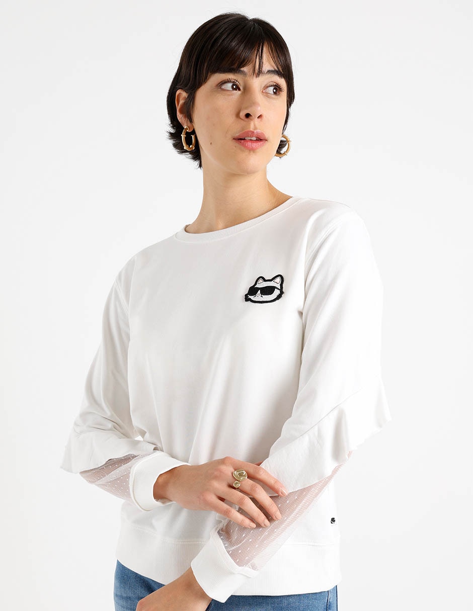 Suéter cuello redondo para mujer 1