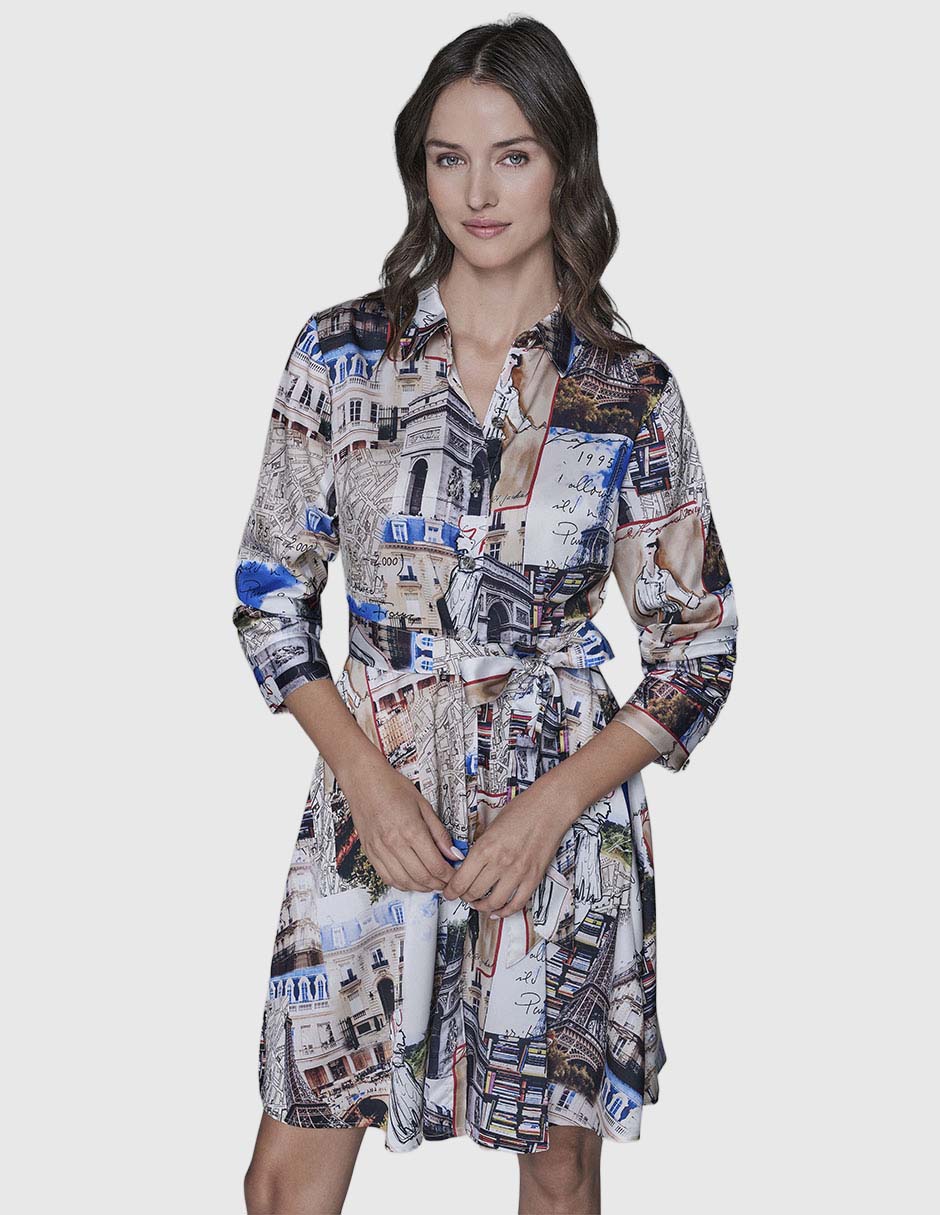 Vestido corto casual para mujer 6