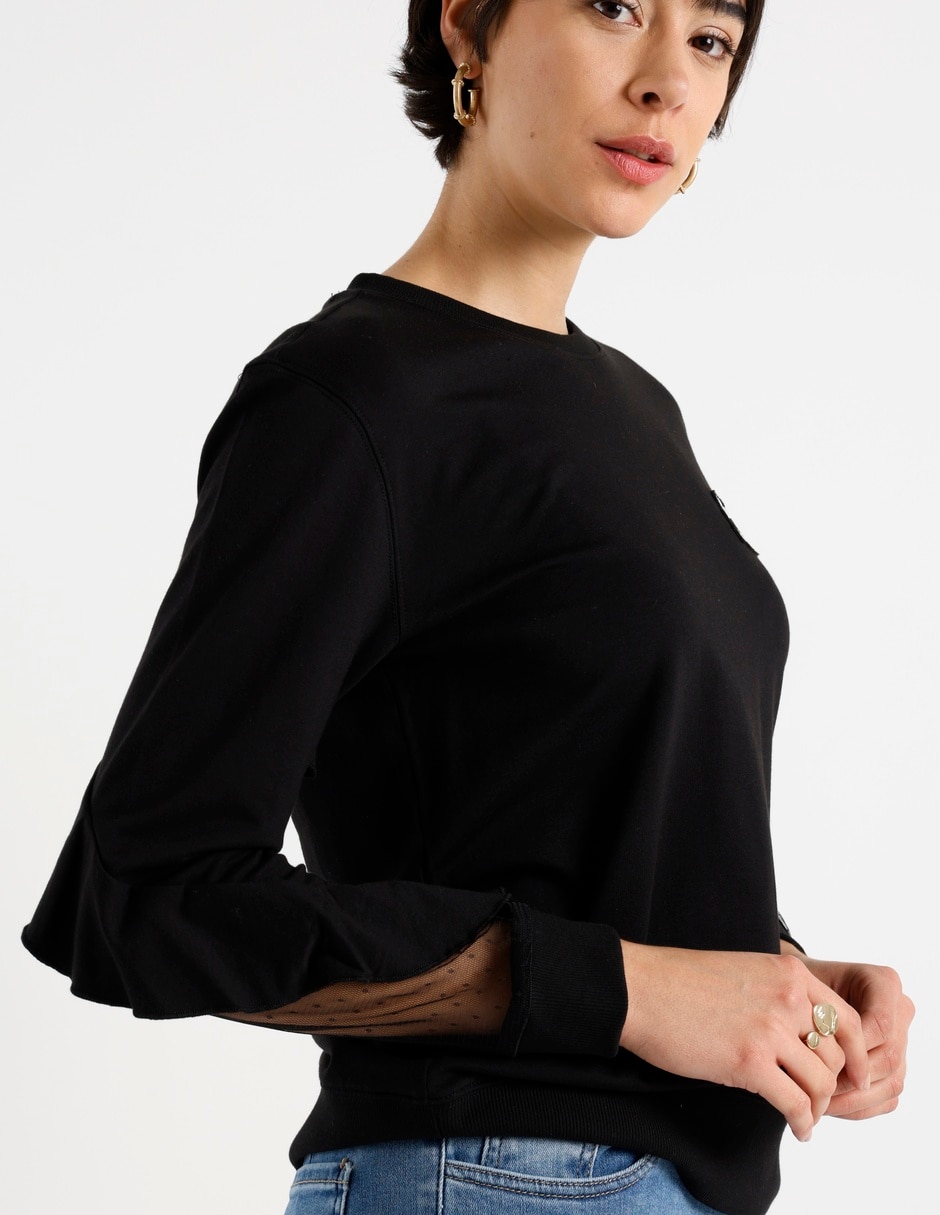 Suéter cuello redondo para mujer 10
