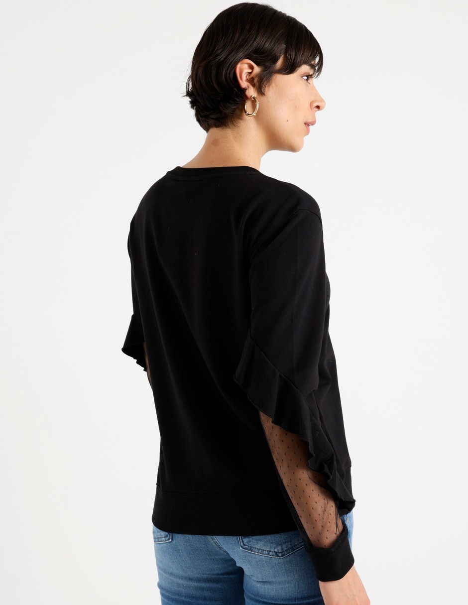 Suéter cuello redondo para mujer 11