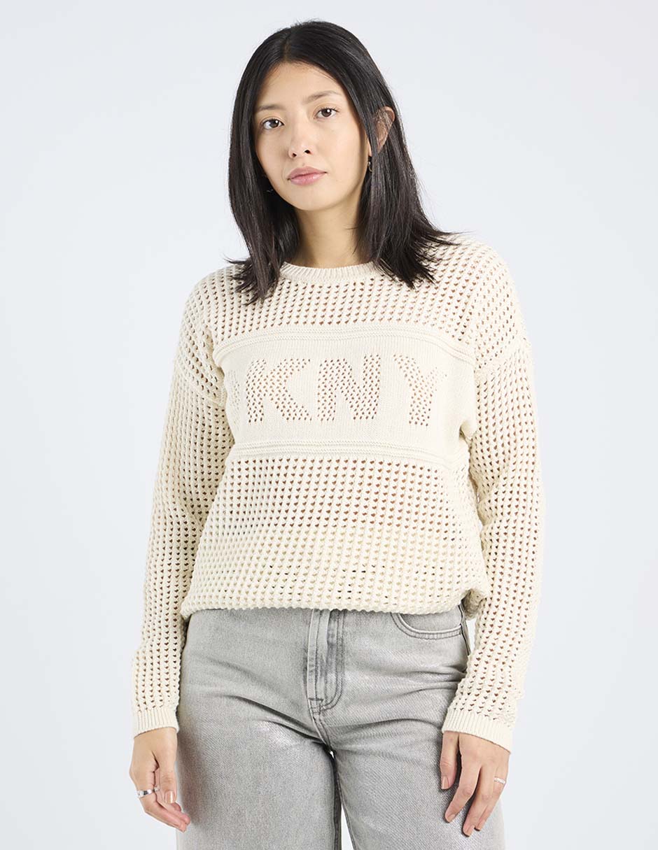 Suéter cuello redondo para mujer 1