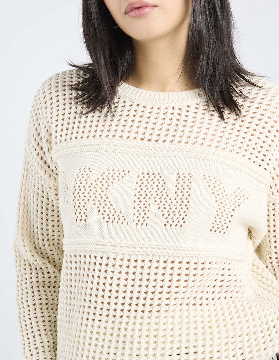 Suéter cuello redondo para mujer 10