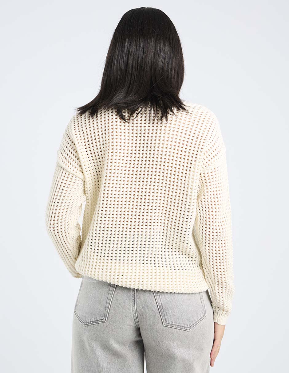 Suéter cuello redondo para mujer 13