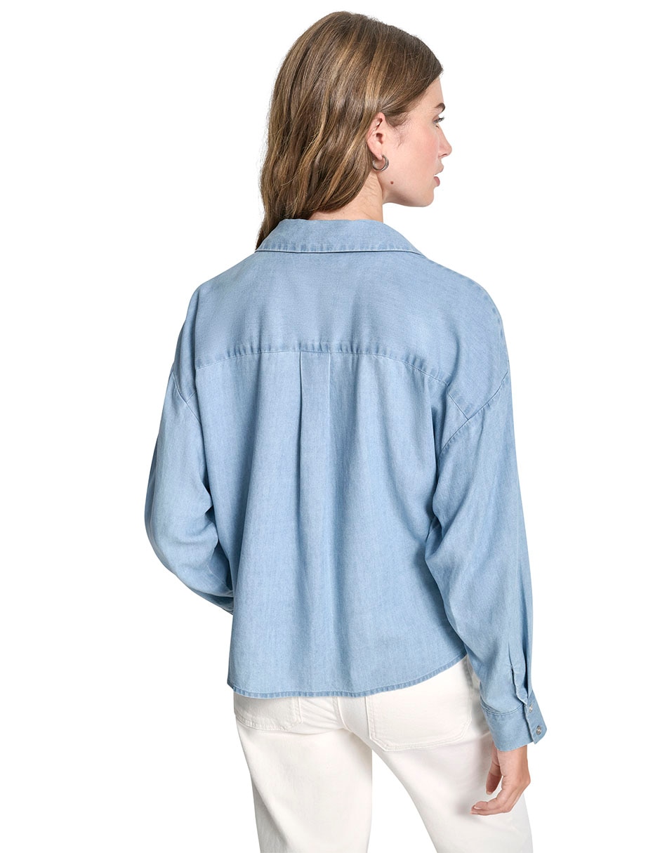 Blusa manga larga para mujer 8