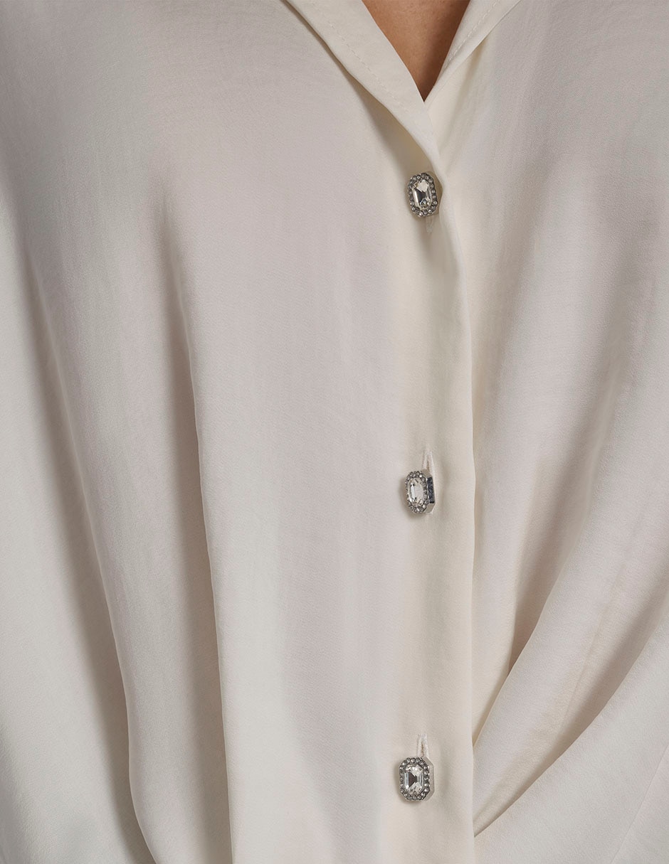 Blusa camisera manga larga para mujer 12