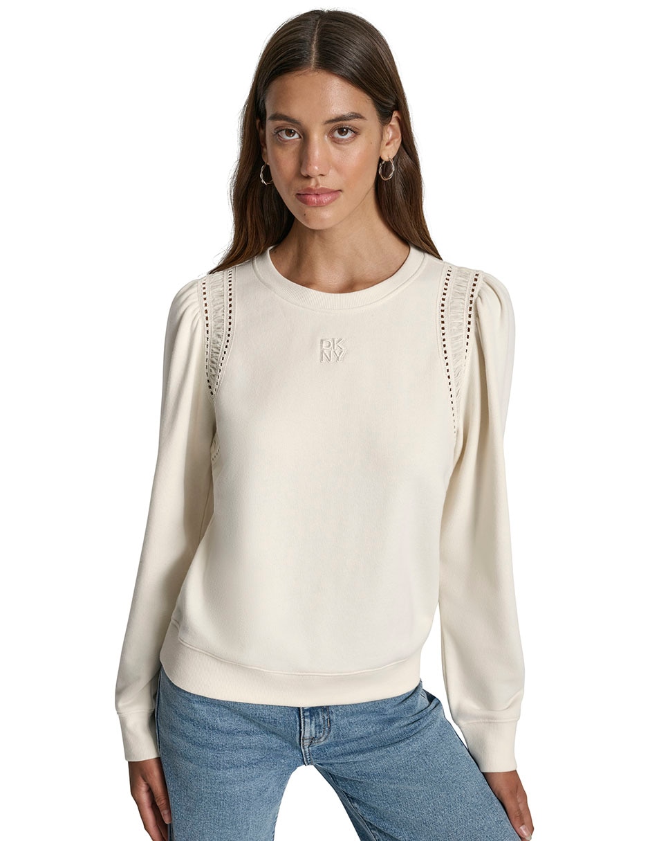 Suéter cuello redondo para mujer 1