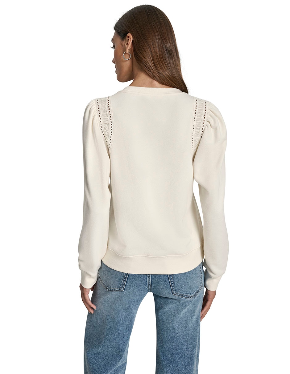 Suéter cuello redondo para mujer 6
