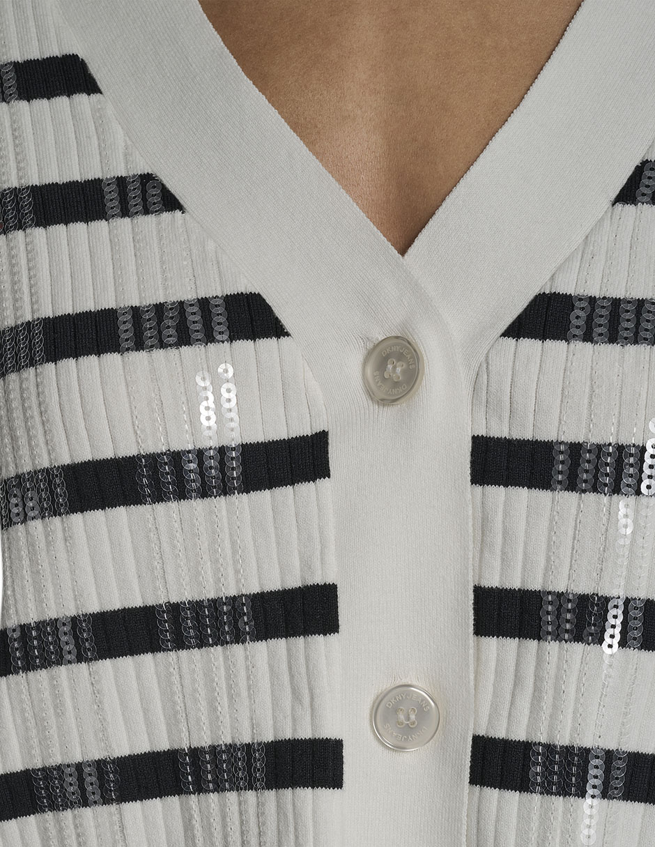 Suéter cuello V para mujer 13