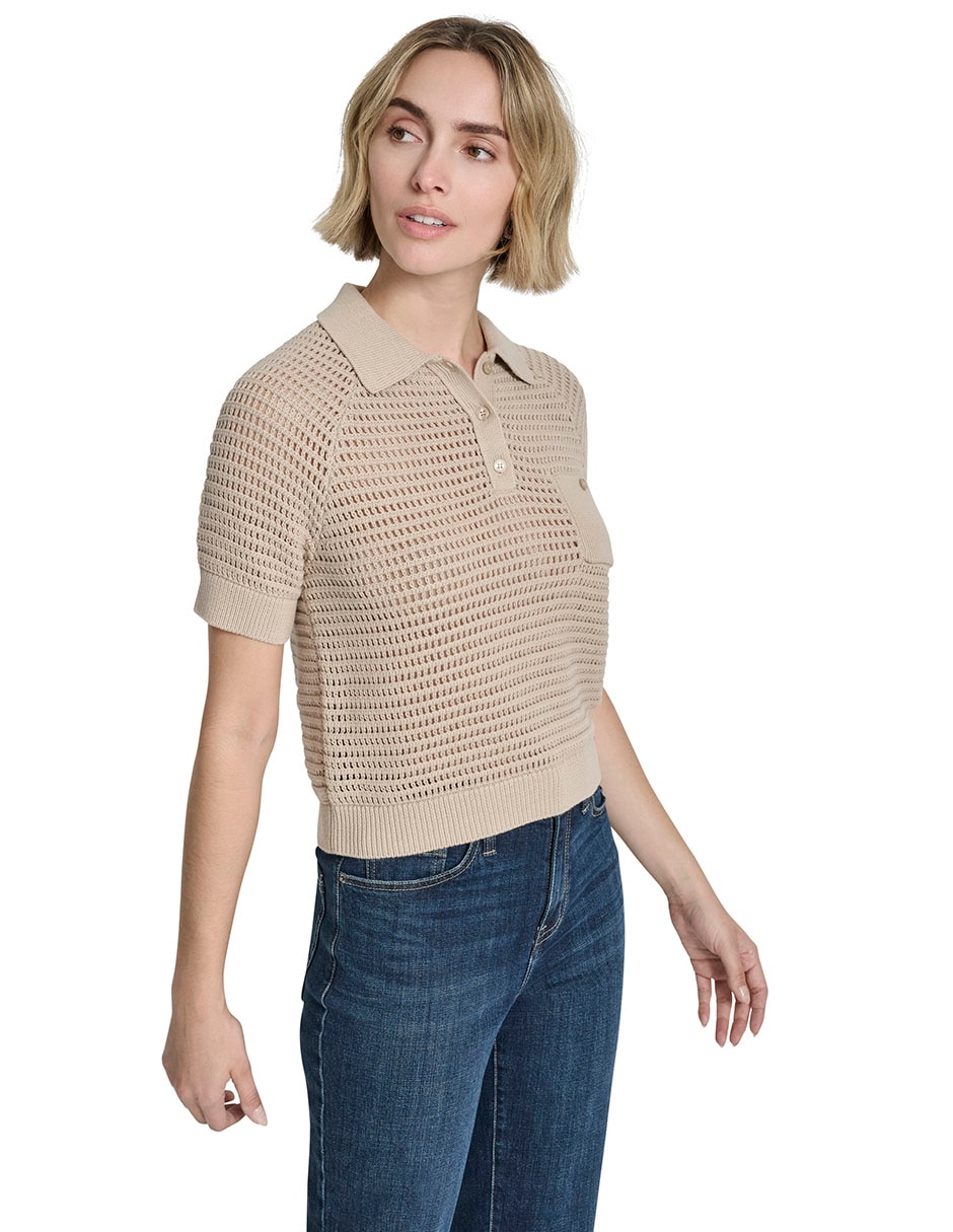 Blusa Dkny Jeans manga corta para mujer