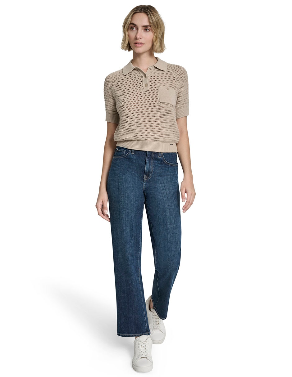 Blusa Dkny Jeans manga corta para mujer