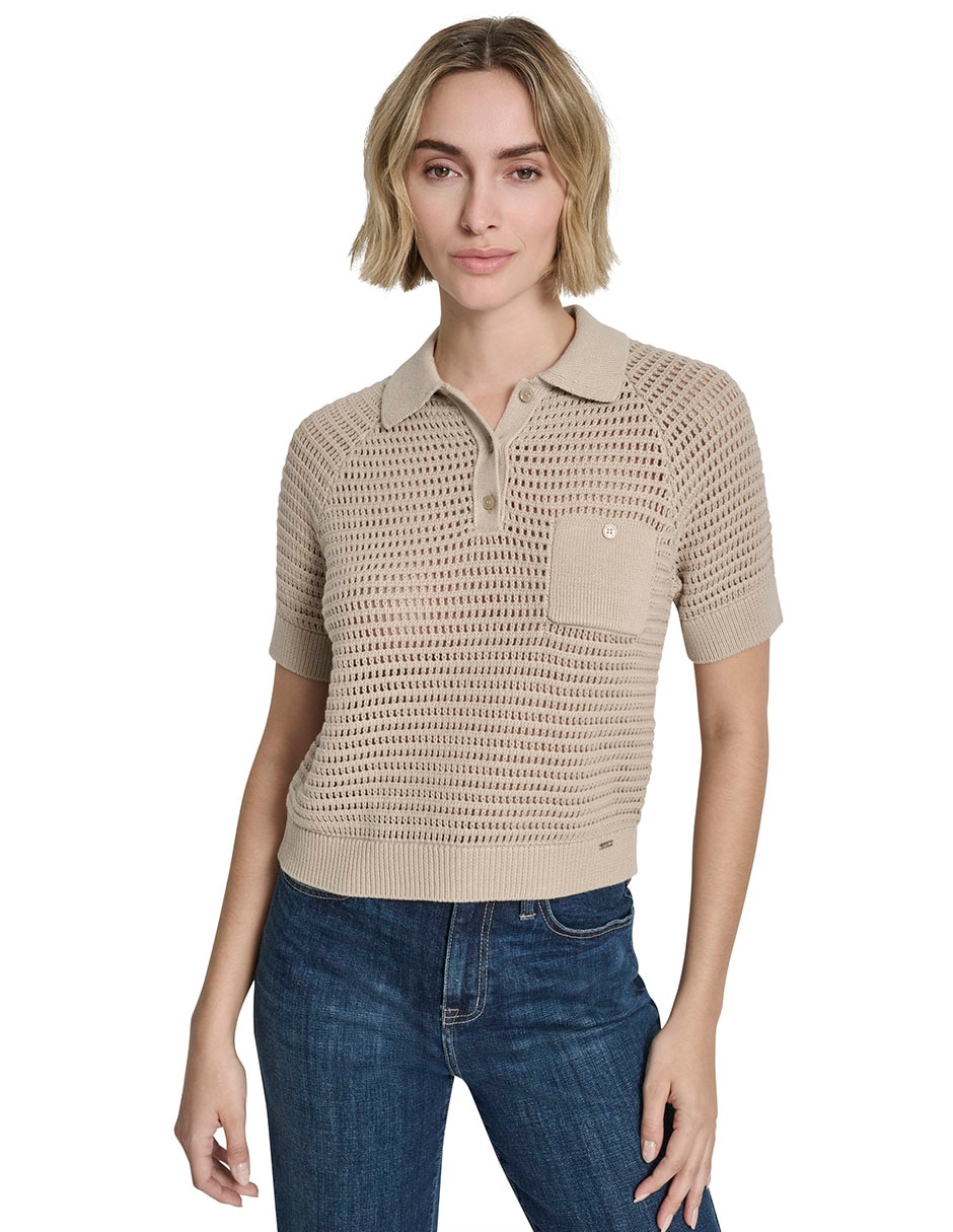 Blusa Dkny Jeans manga corta para mujer