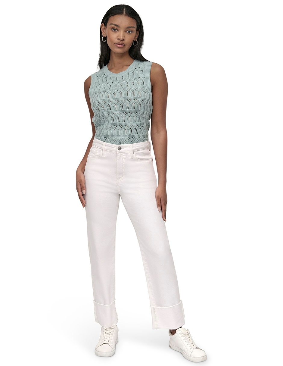Jeans straight para mujer 2