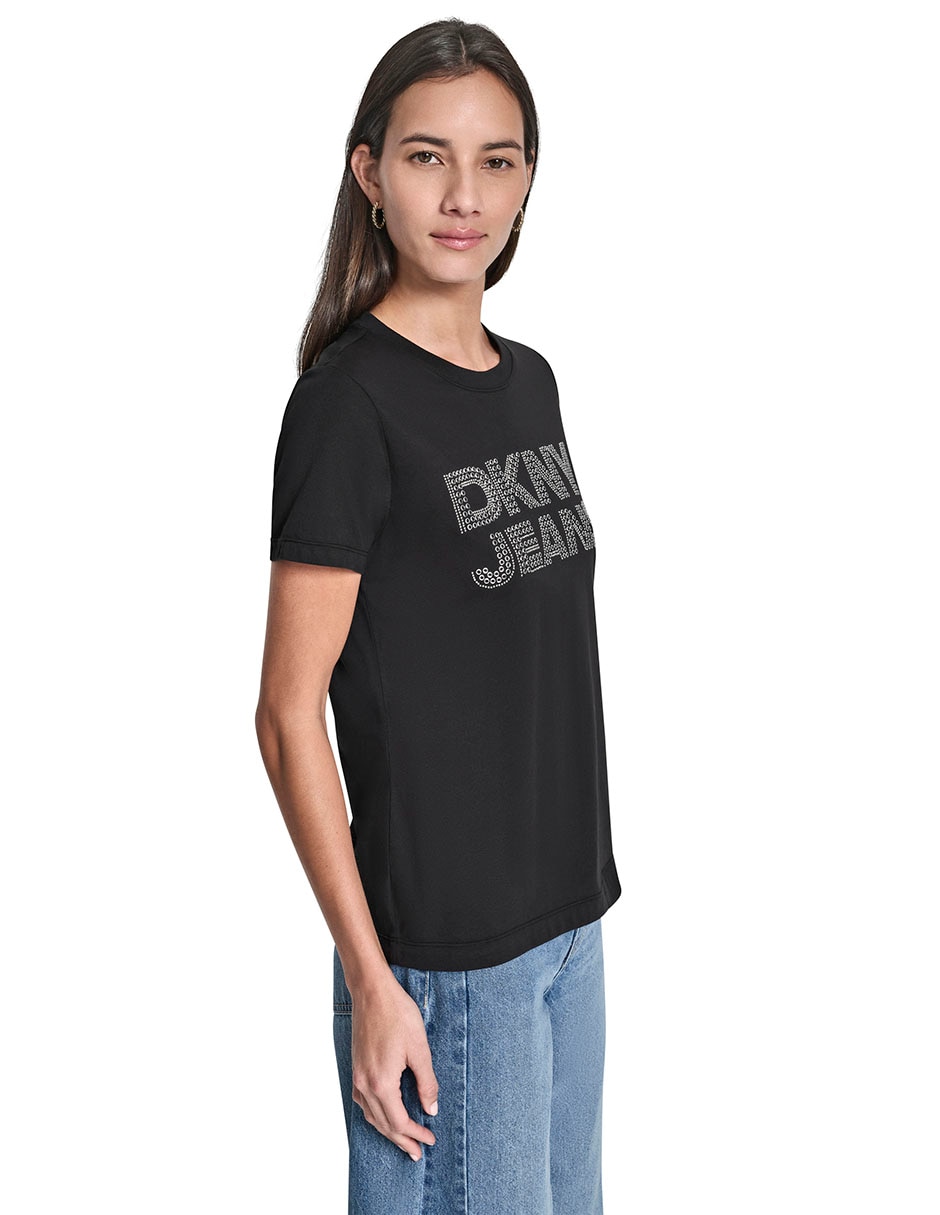 Playera manga corta cuello redondo para mujer 10