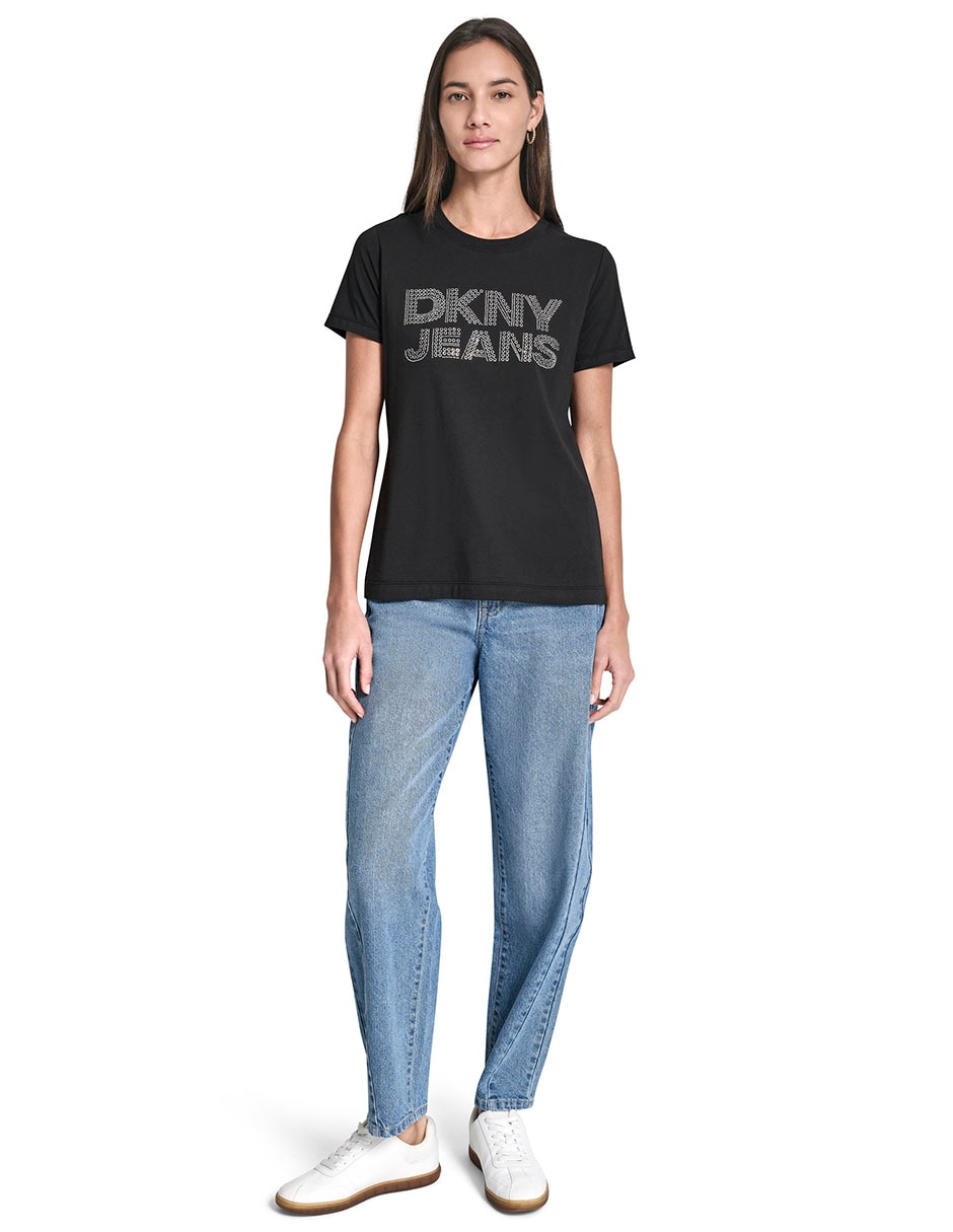 Playera manga corta cuello redondo para mujer 13