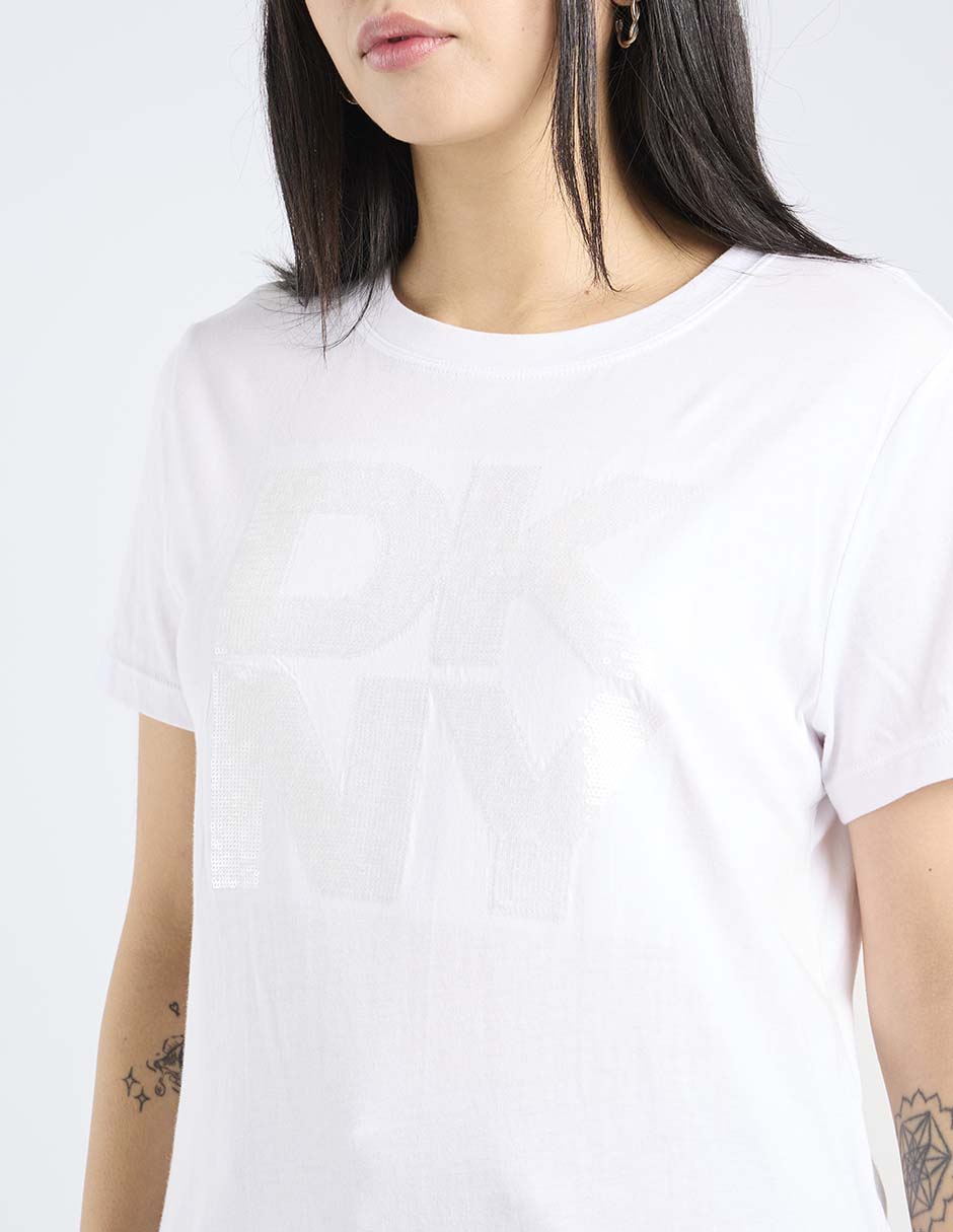 Playera manga corta cuello redondo para mujer 9