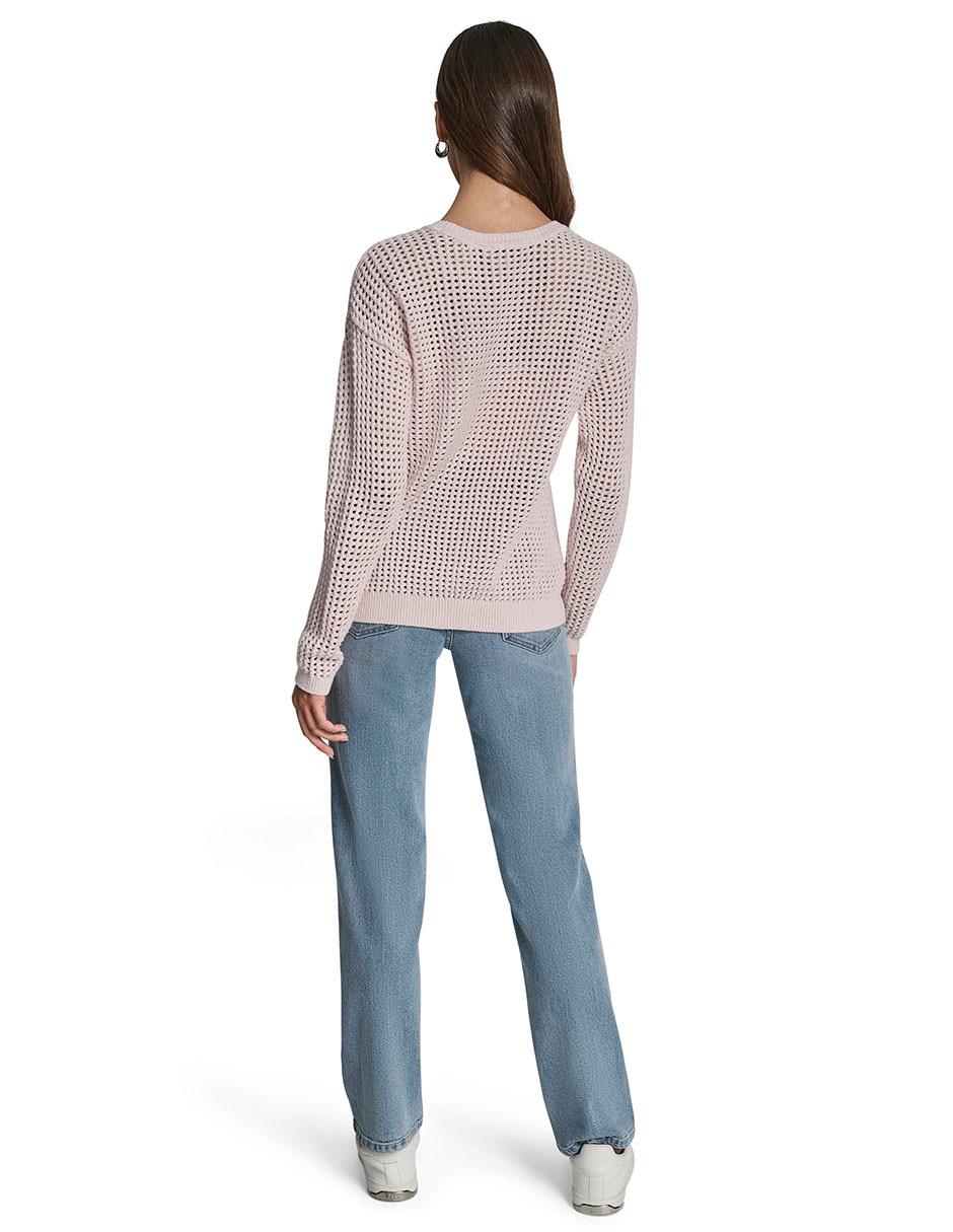 Suéter cuello redondo para mujer 6