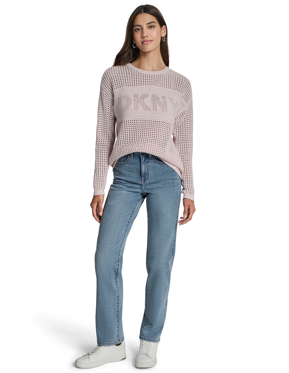 Suéter cuello redondo para mujer 9