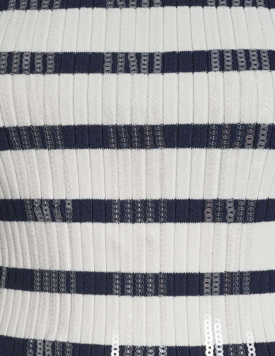 Top DKNY Jeans cuello redondo tirante ancho