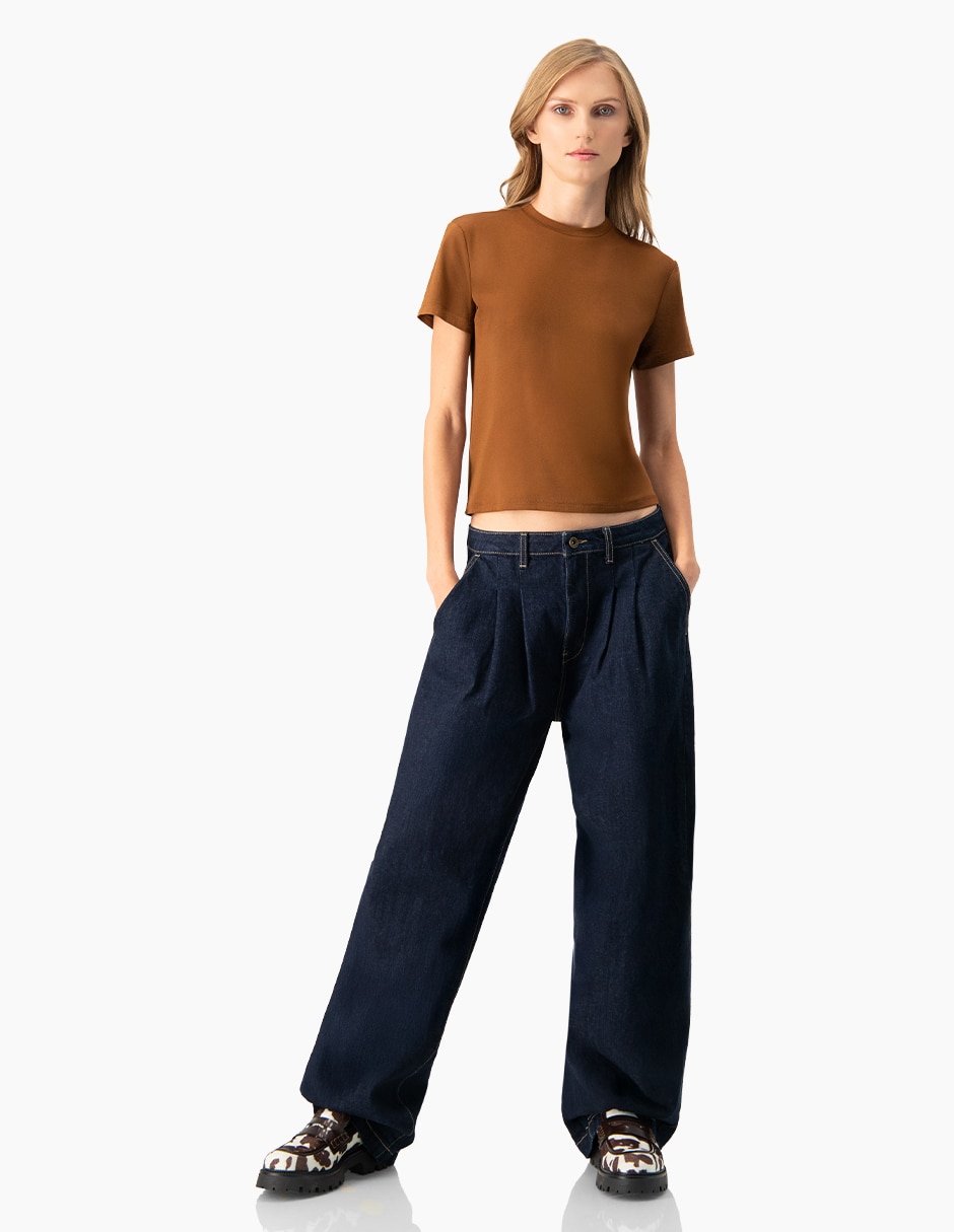 Jeans amplio para mujer