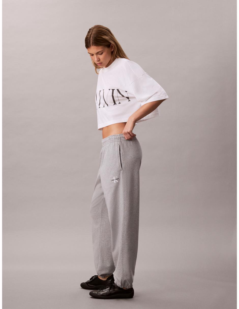 Pants regular con elástico para mujer 6