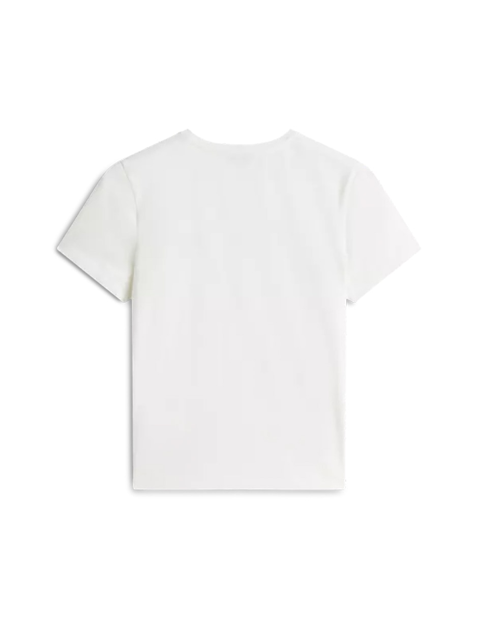Playera manga corta cuello redondo mujer 5