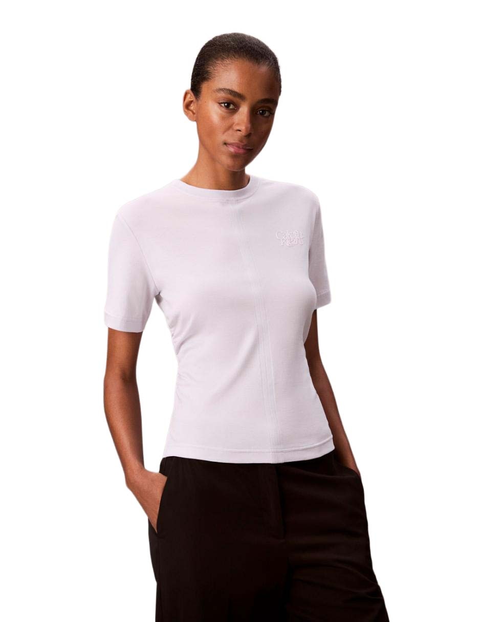 Playera manga corta Calvin Klein Jeans cuello redondo para mujer Playera manga corta Calvin Klein Jeans cuello redondo para mujer