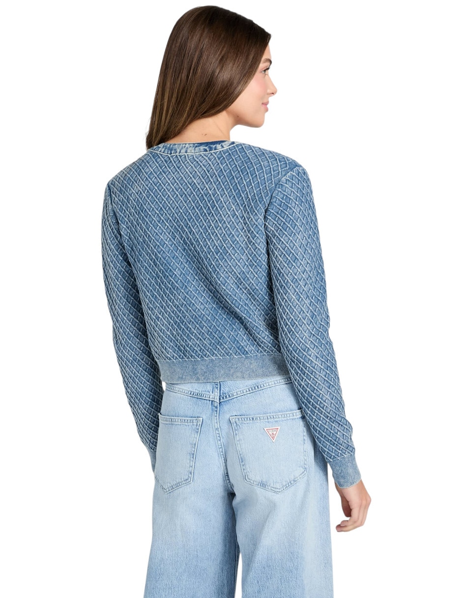Suéter cuello v para mujer