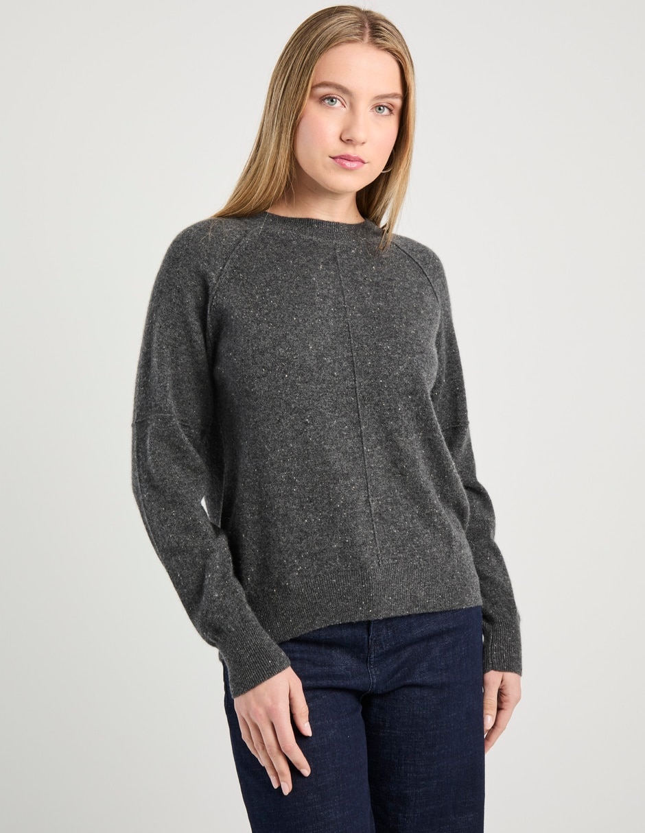 Suéter cuello redondo para mujer 2