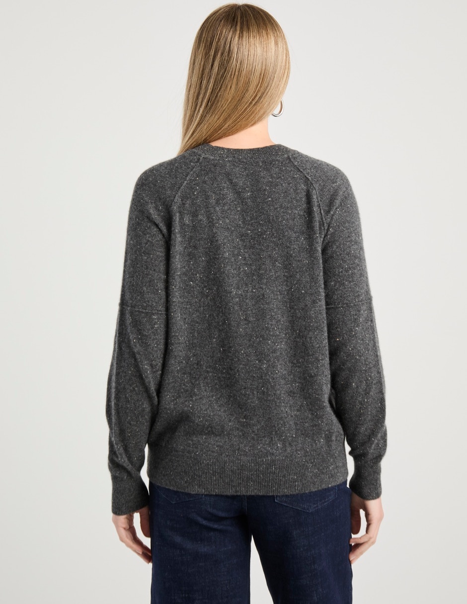 Suéter cuello redondo para mujer 6