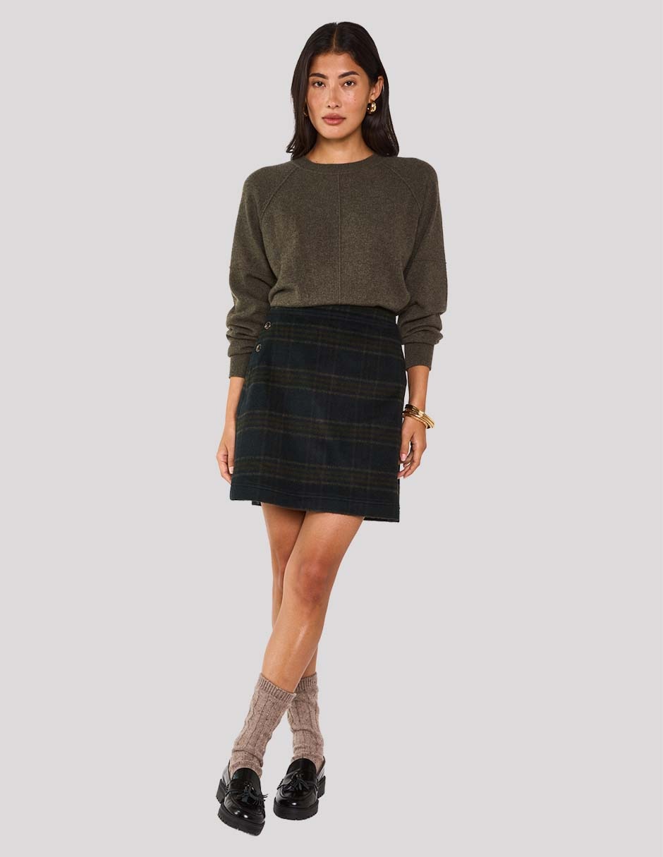 Suéter cuello redondo para mujer