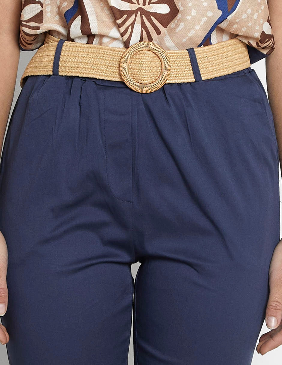 Pantalón capri relajado para mujer 3