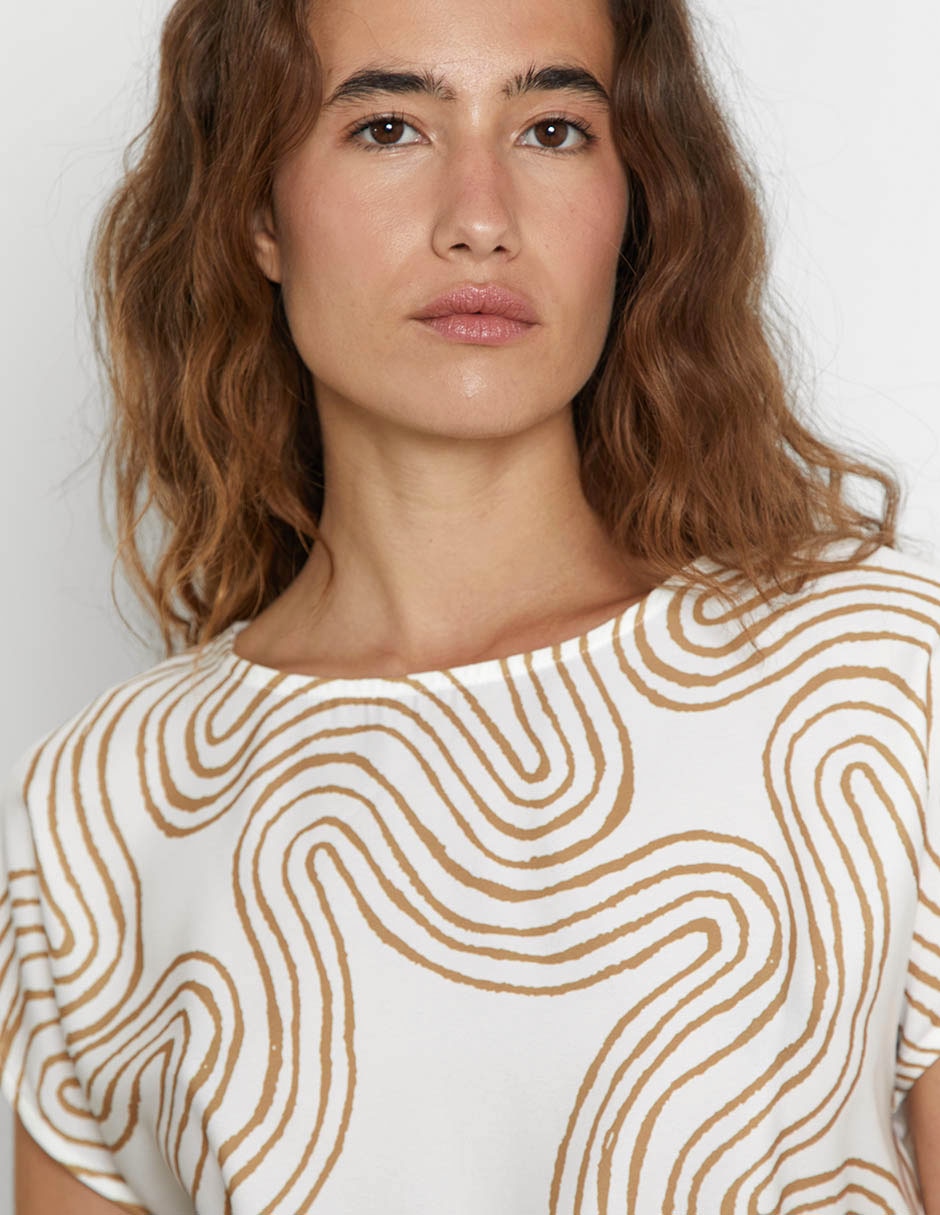 Blusa manga corta para mujer 5