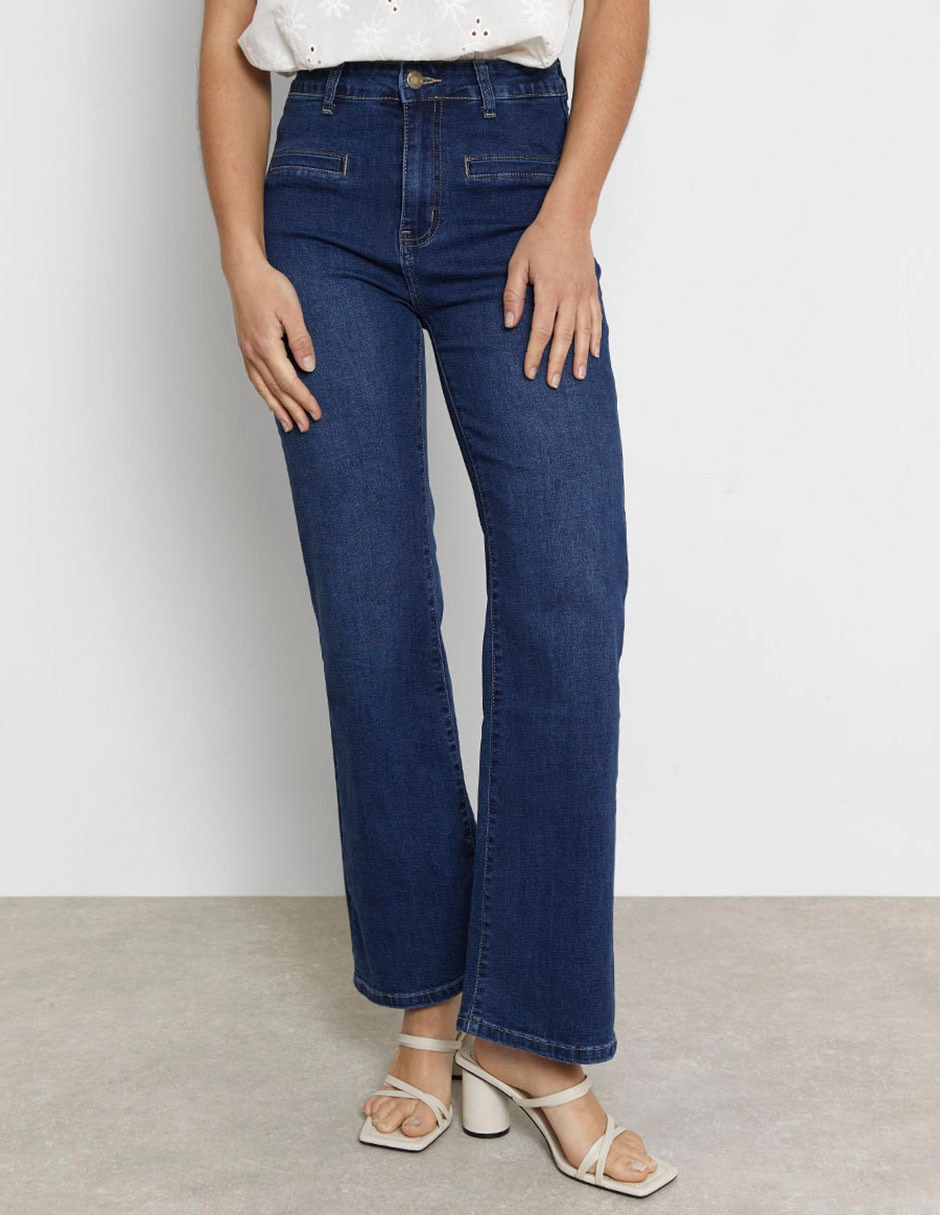 Jeans straight para mujer