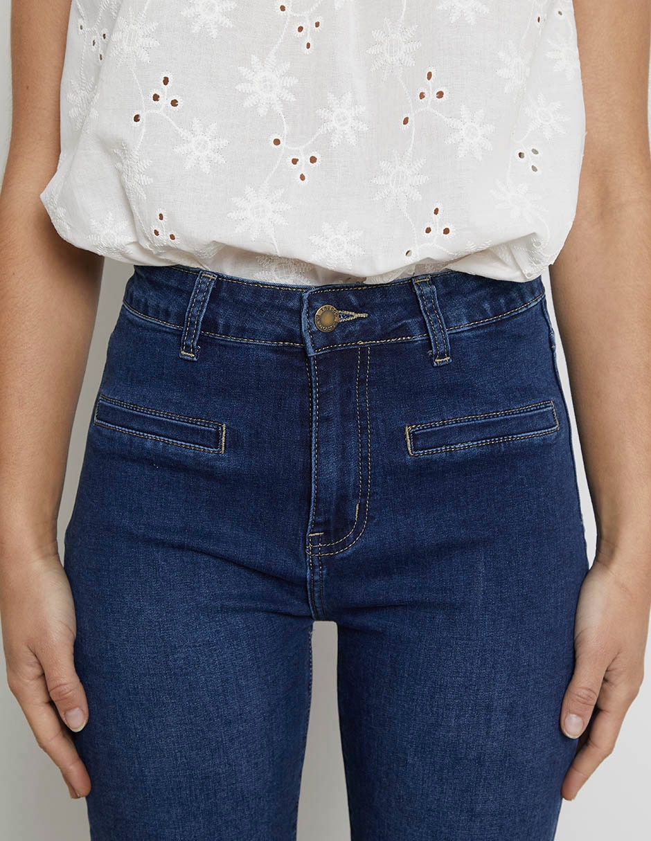 Jeans straight para mujer 3