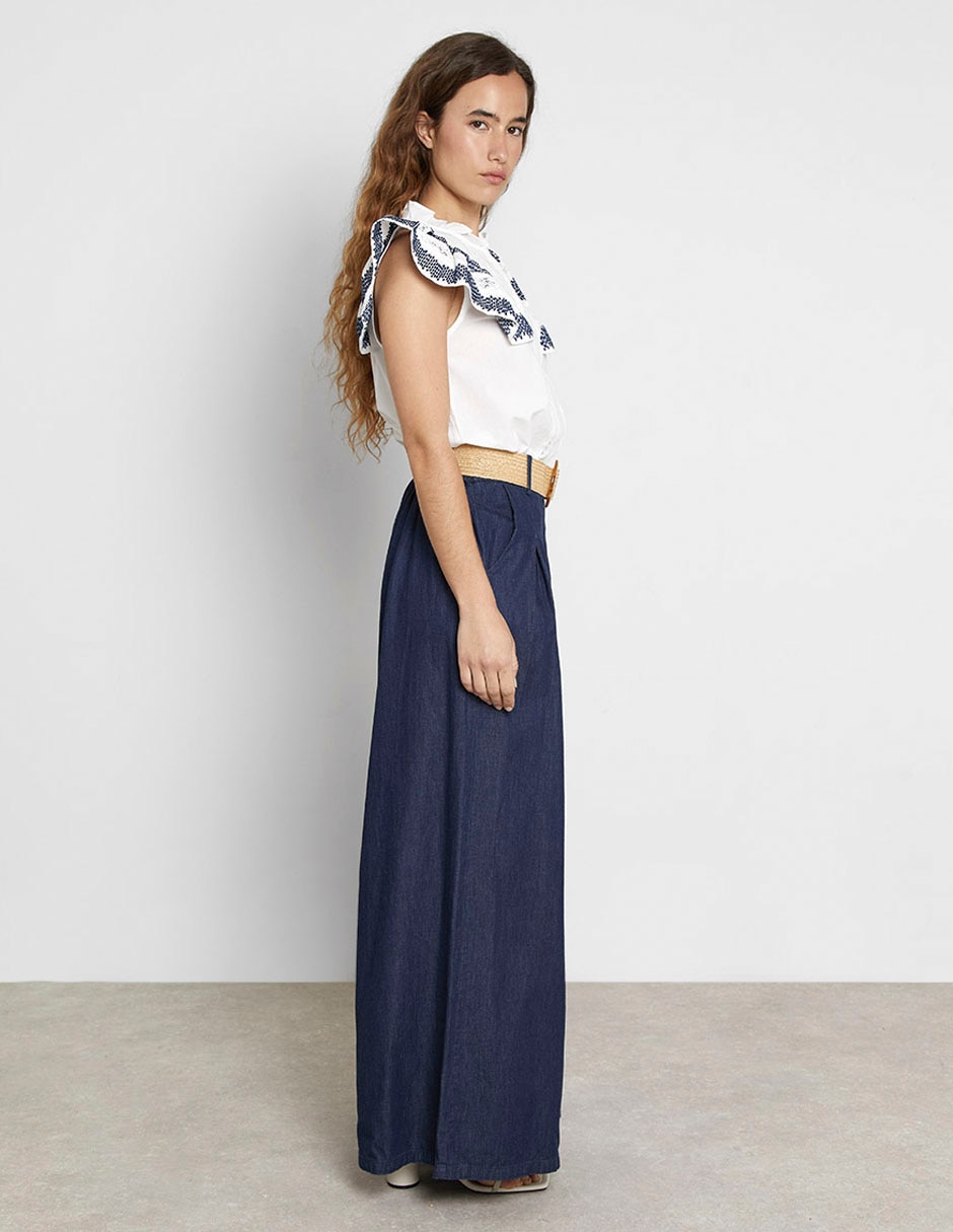 Pantalón wide leg para mujer 3