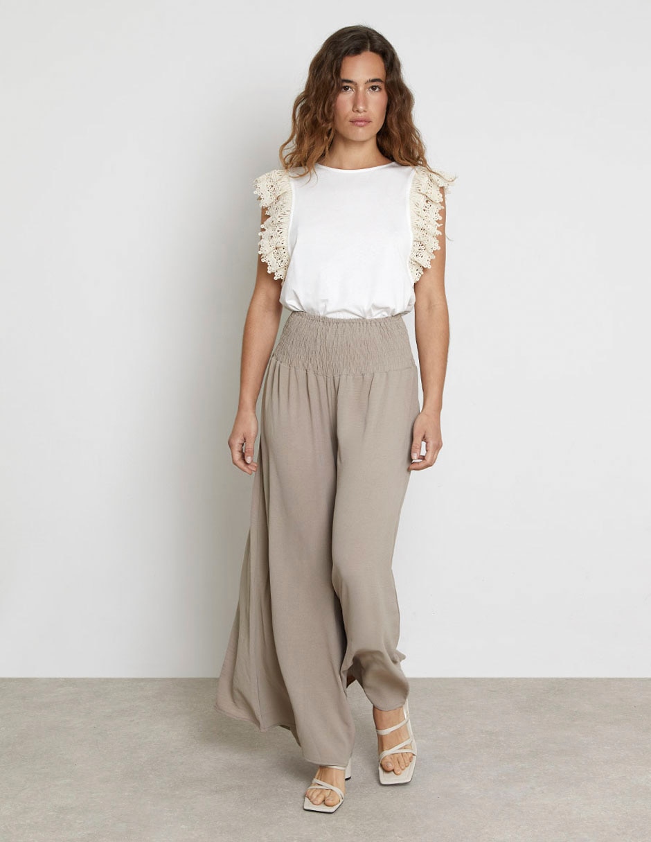 Pantalón wide leg para mujer 4