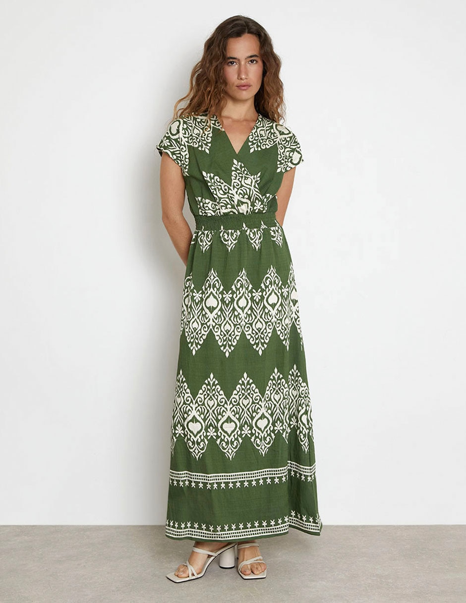 Vestido midi casual para mujer Vestido midi casual para mujer