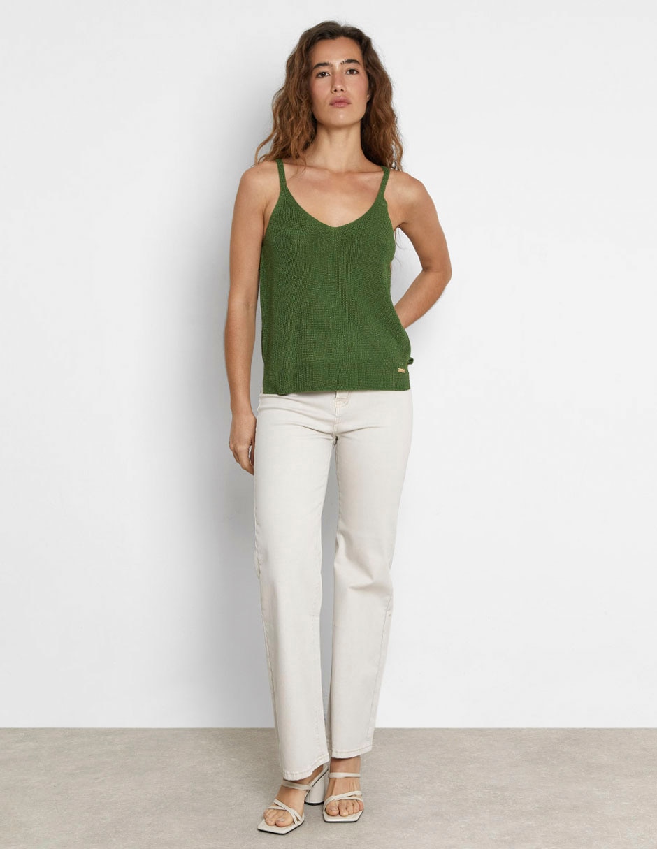 Jeans straight para mujer 4