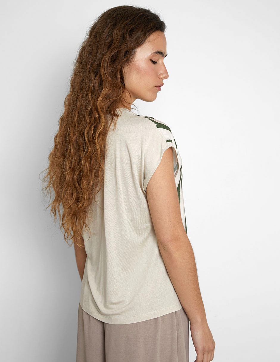 Blusa manga corta para mujer 7