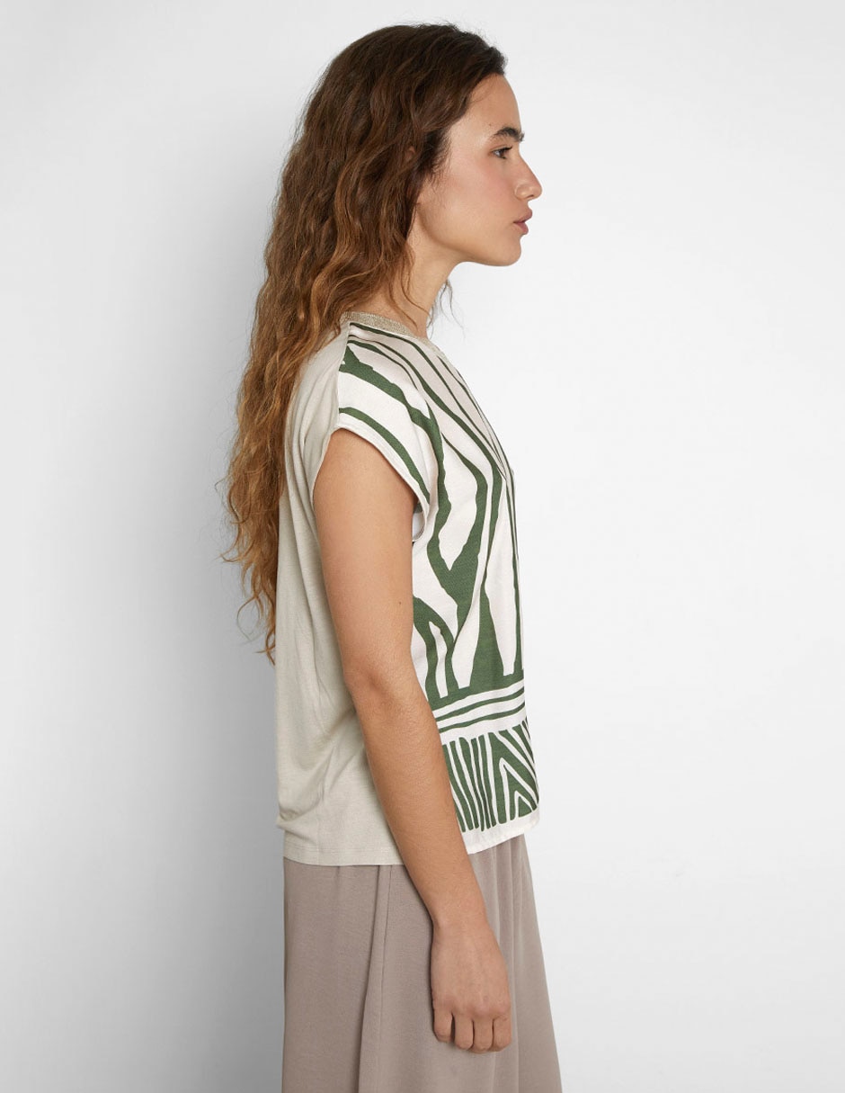 Blusa manga corta para mujer 9