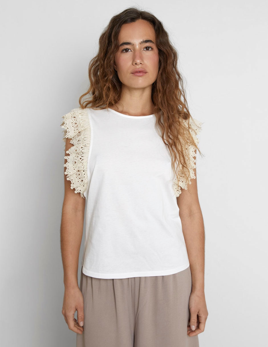 Playera cuello redondo para mujer Playera cuello redondo para mujer