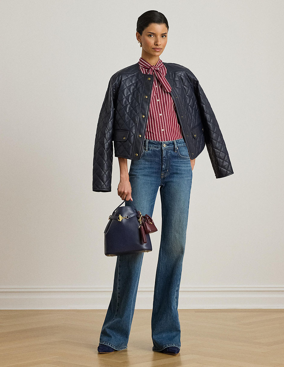 Blusa Lauren Ralph Lauren manga larga para mujer