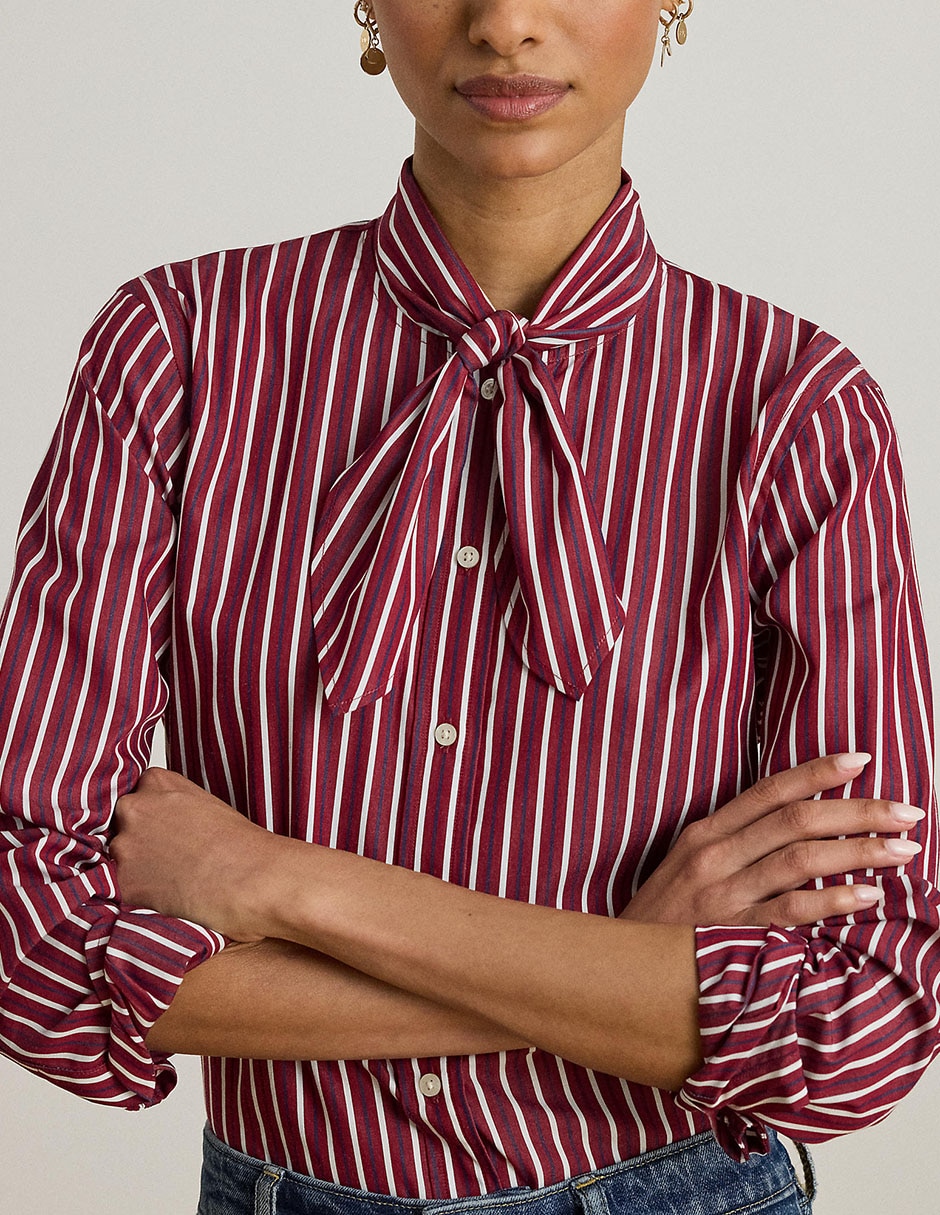Blusa Lauren Ralph Lauren manga larga para mujer