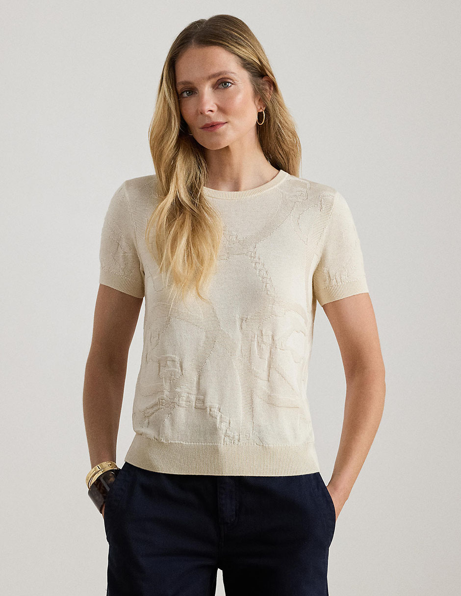 Suéter cuello redondo para mujer Suéter cuello redondo para mujer